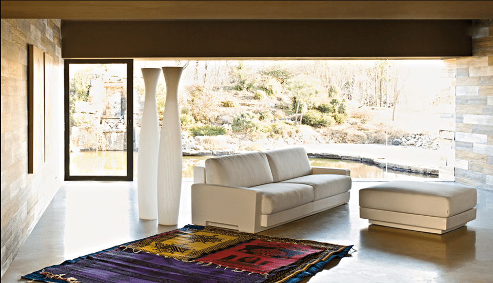 One Outdoor Sofa with One Seat by Serralunga Furniture Sofas